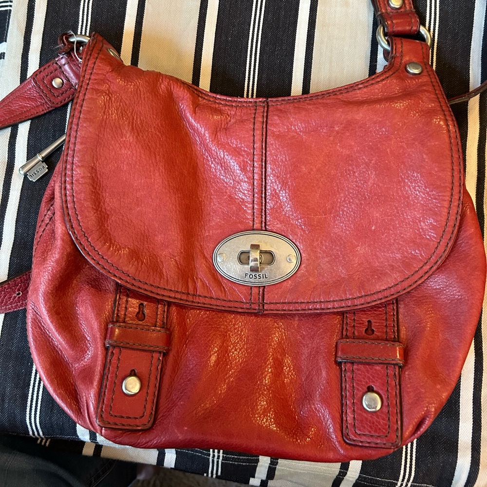 Fossil Bag Purse Red